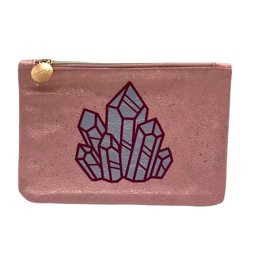 NWT Wool + Pepper Co. x Ipsy CRYSTALS Custom cosmetic bag